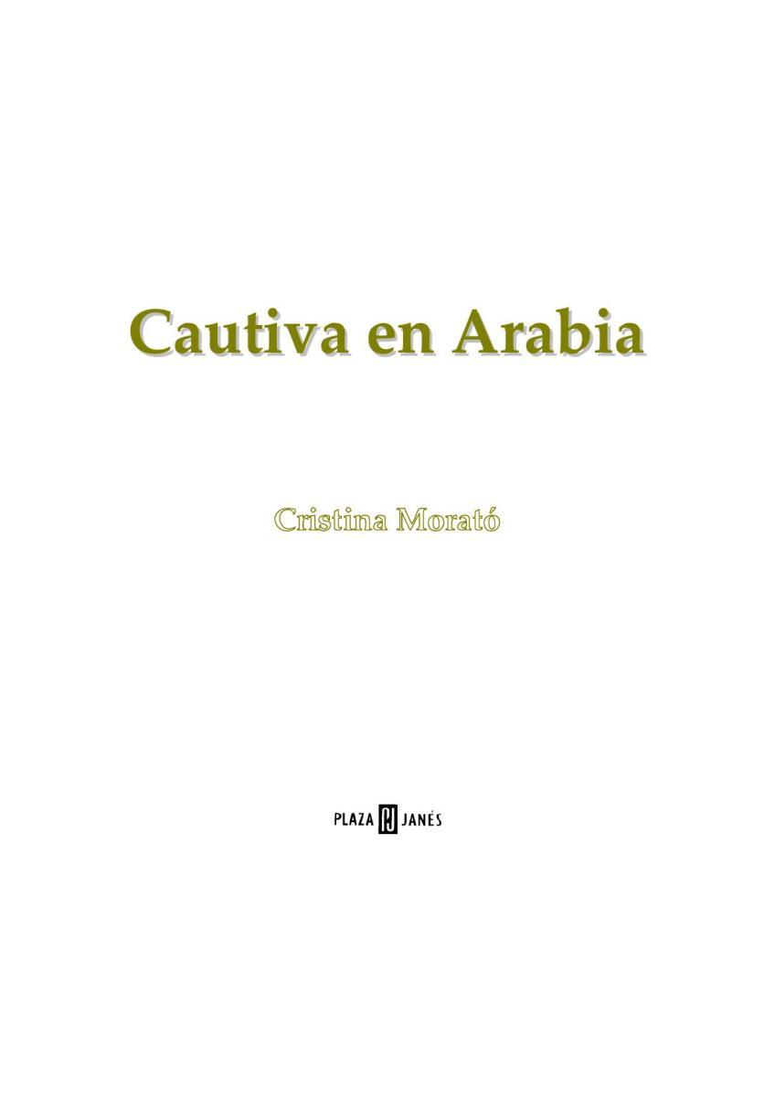 Portada de Cautiva en Arabia